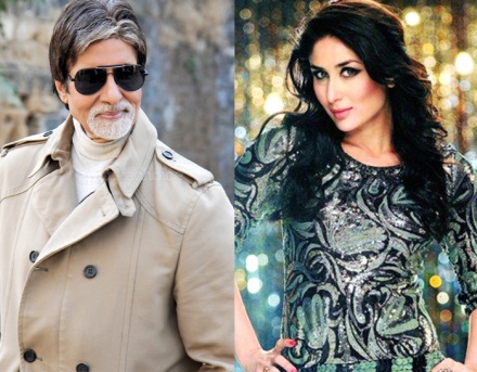 Amitabh Bachchan embraces Kareena Kapoor